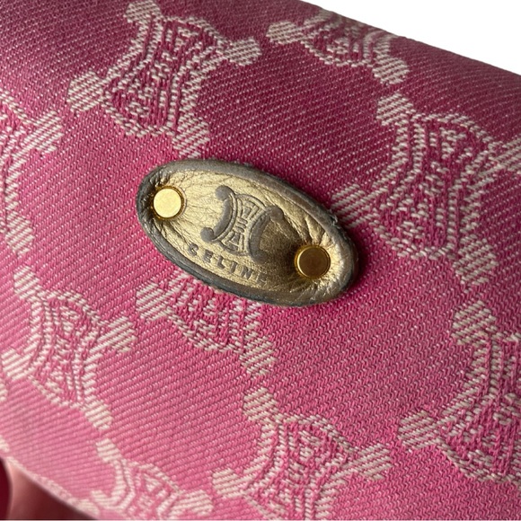 CELINE Paris Macadam Denim Handbag - Picture 7 of 14